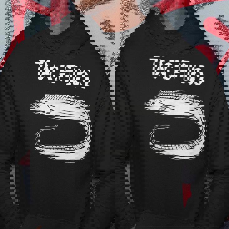 Tachiuo 太刀魚 タチウオ 魚好き 願掛け 釣り好き 海釣り 趣味 おもしろ 寿司ネタ 趣味釣り 船釣り 釣り パーカー 面白い贈り物