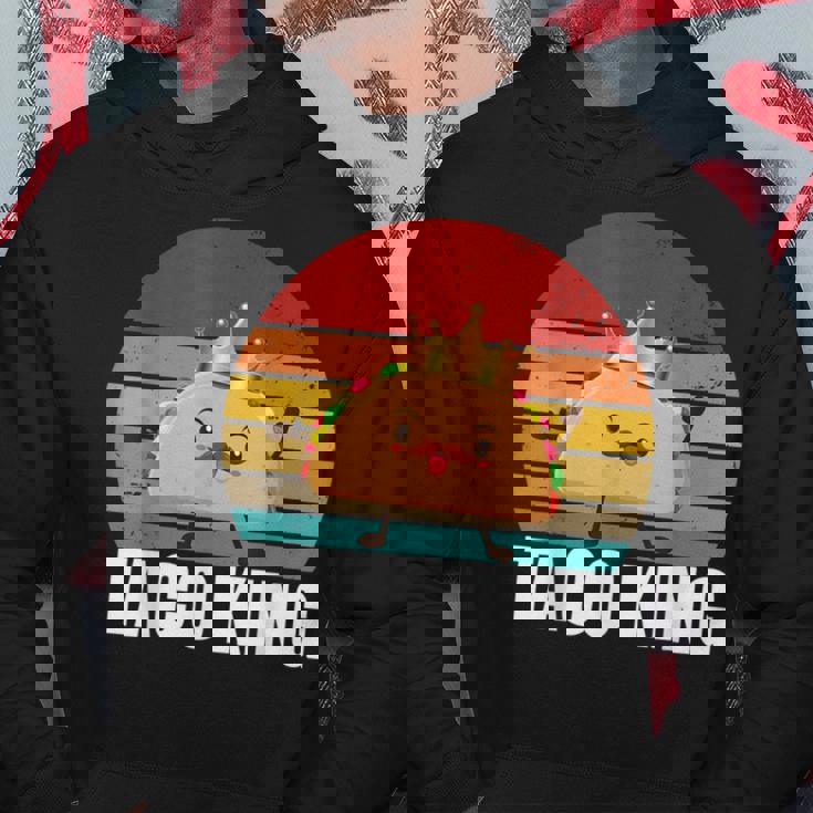 Taco King For Tacos Lover メキシカンタコス ファニー タコス サンセット パーカー 面白い贈り物