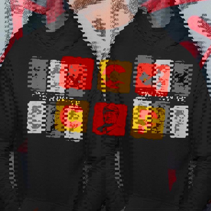 Take Down The Ccp 反共産主義者 中国 プロ アメリカ 愛国 パーカー 面白い贈り物