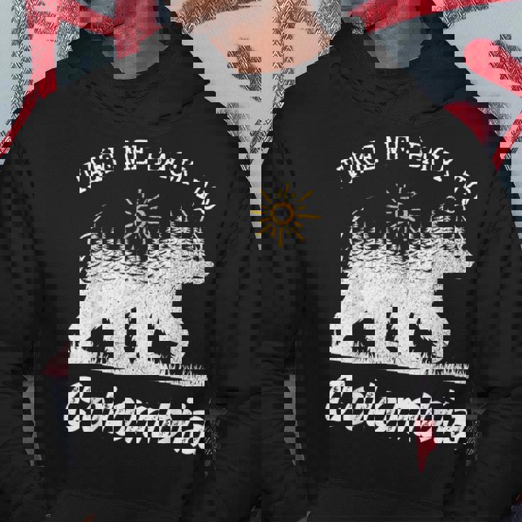 Take Me Back To Colombia ビンテージ コロンビア バケーション パーカー 面白い贈り物