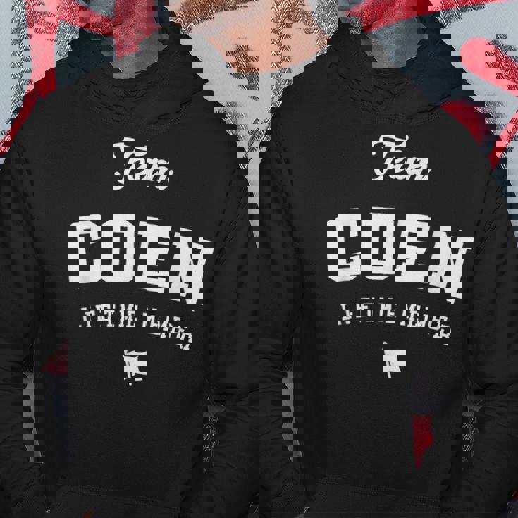 Team Coen ライフタイムメンバー 面白い名前 Coen パーカー 面白い贈り物