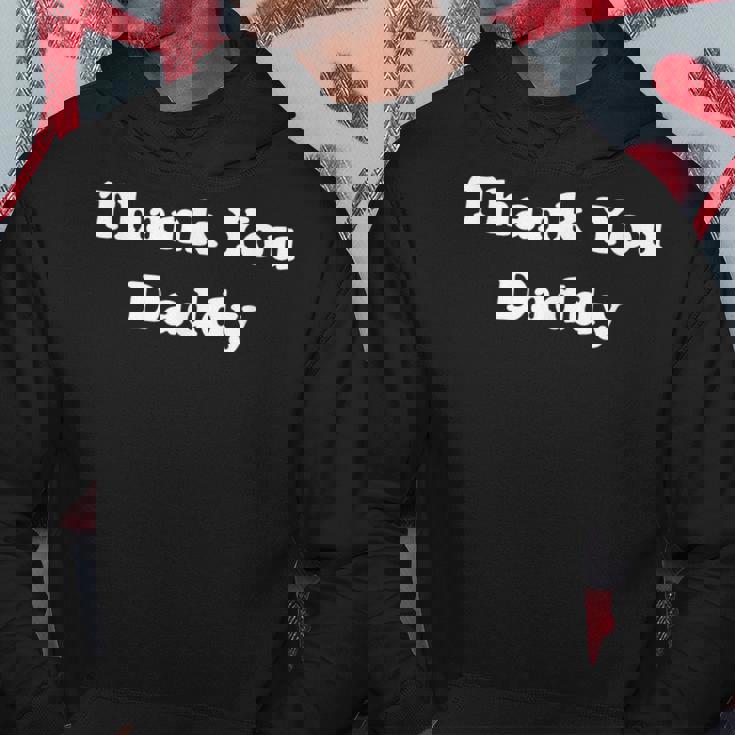 Thank You Daddy Naughty アダルトユーモア パーカー 面白い贈り物