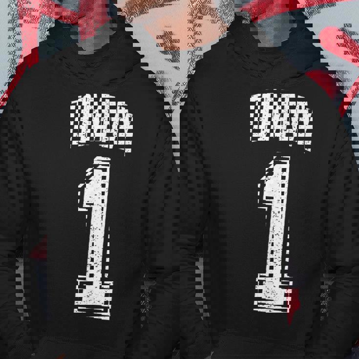 Tommyサポーター番号 1番の大ファン パーカー 面白い贈り物