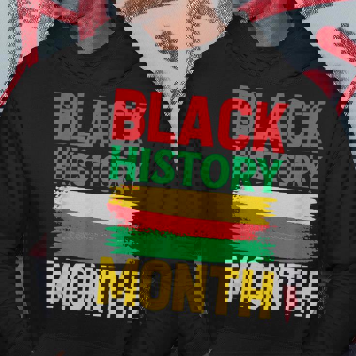 History Month ペイントブラシ ジューンティーンス ブラックヒストリー パーカー 面白い贈り物