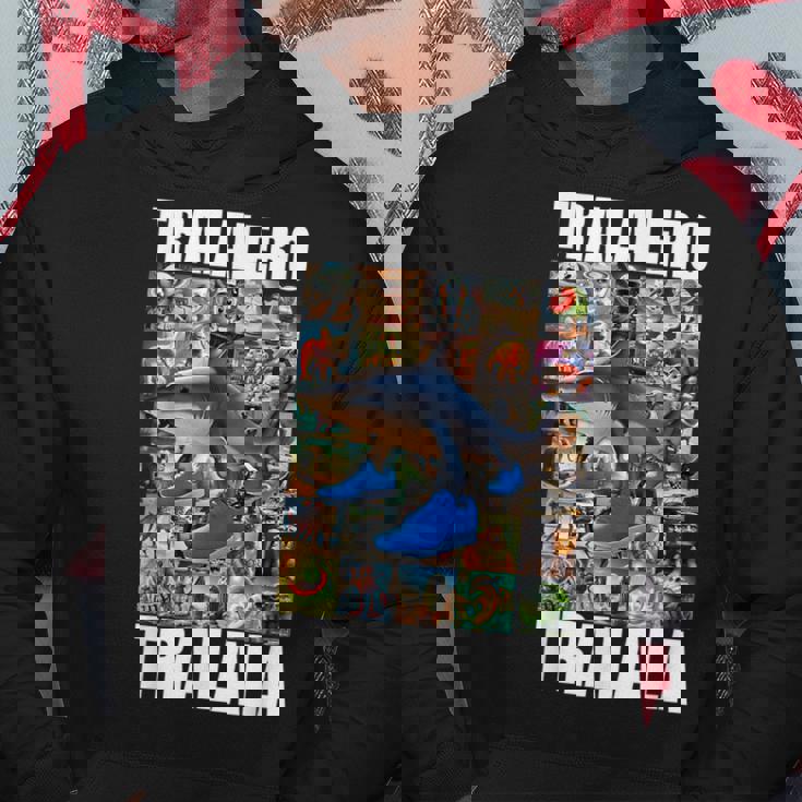 Tralalero Tralala イタリアンブレインロットミーム パーカー 面白い贈り物