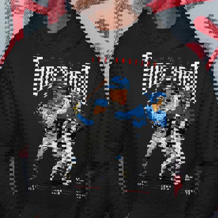 Triple Threat Ohtani Betts Freeman Los Angeles Mlbpa パーカー 面白い贈り物