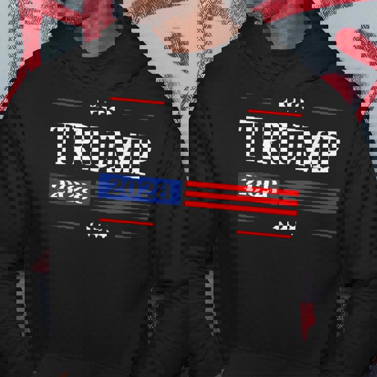Trump 2028 Flag President Pro Trump 2028 American Flag Kapuzenpullover Lustige Geschenke