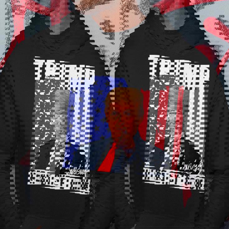 Trump The Best Is Yet To Come アメリカの国旗 ドナルド・トランプ パーカー 面白い贈り物