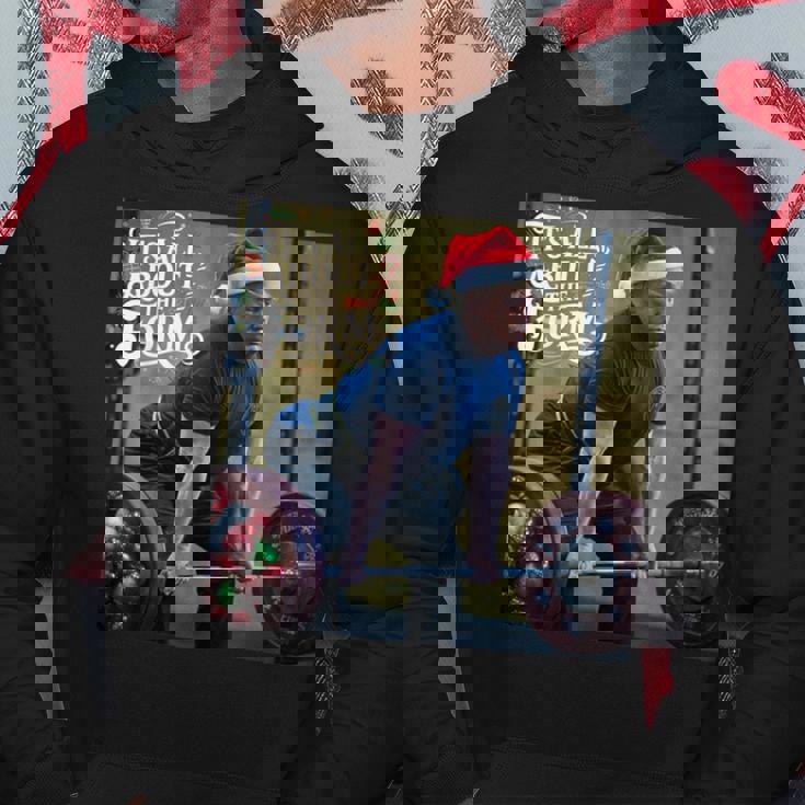 Trump Its All About The Form デッドリフティング ワークアウト クリスマス パーカー 面白い贈り物