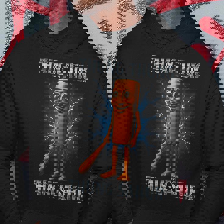 Tung Tung Tungahur 面白い動物 イタリアン ブレイン ミーム パーカー 面白い贈り物