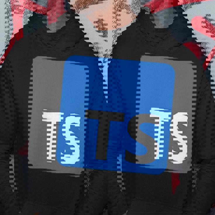 Typescript プログラミングロゴ Tsロゴ プログラマーへのギフトに パーカー 面白い贈り物