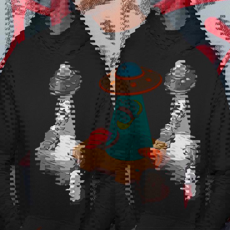 Ufo にさらわれる 寿司 すし たまご サーモン まぐろ パーカー 面白い贈り物