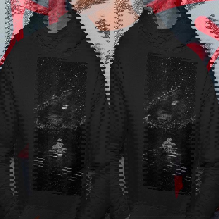 Ufoアート Tr3bトライアングル宇宙船、地球外生命体、エイリアン パーカー 面白い贈り物