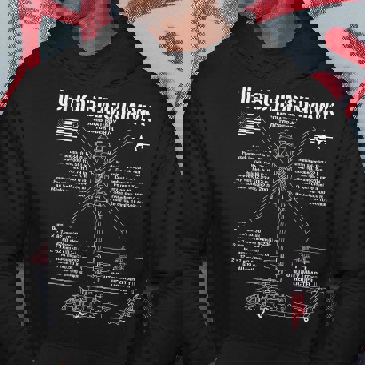 Uh-60 ブラックホーク 攻撃 ヘリコプター スペック ミリタリー ヘロ Uh60 パーカー 面白い贈り物