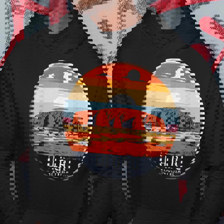 Uluru オーストラリア お土産 エアーズ ロック 記念品 ヴィンテージ 太陽 パーカー 面白い贈り物