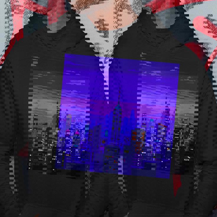 Vaporwave レトロゲーミングピクセルアート パーカー 面白い贈り物