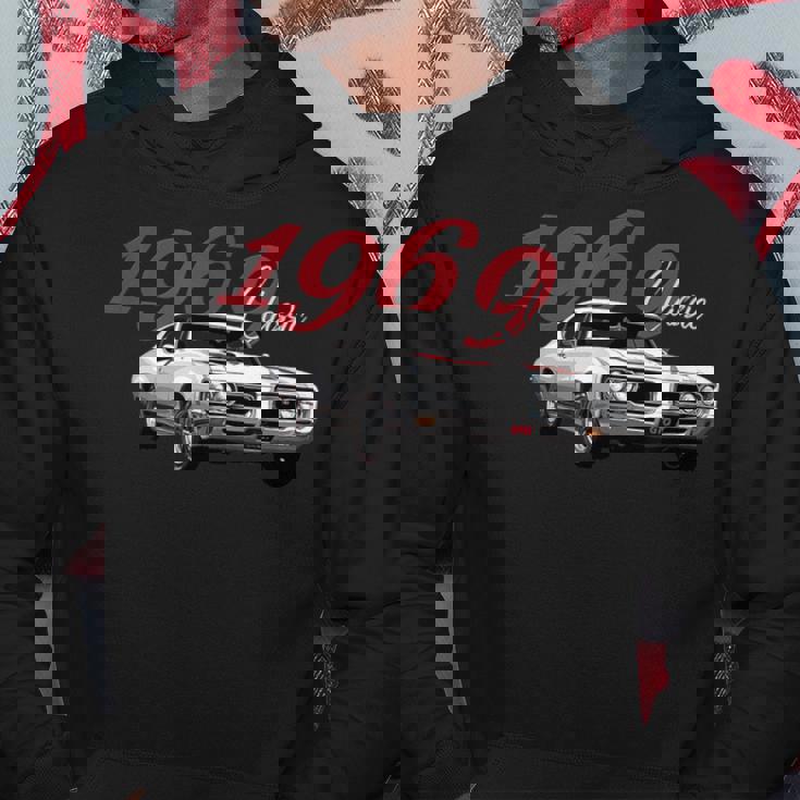 Vintage 1969 Gto、アメリカのマッスルカー、クラシックホットロッド パーカー 面白い贈り物