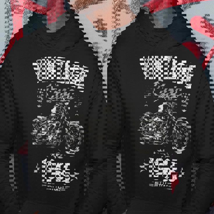 Vintage Born 1965 60Th Birthday クラシック レトロ バイク パーカー 面白い贈り物