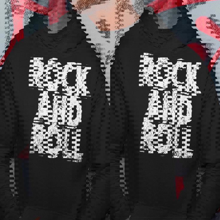Vintage Grunge Old Rock & Roll Music Rock And Roll パーカー 面白い贈り物