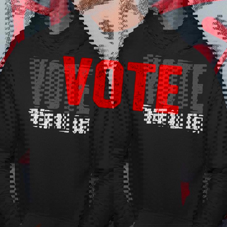 Vote Them All Out 投票 パーカー 面白い贈り物