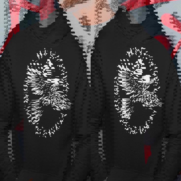 Walhalla Raven Odins ルーンズ ノルディック コンパス バイキング パーカー 面白い贈り物