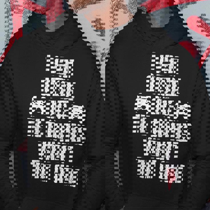 I Went Out Once Graphics Wernot That Great Gamer パーカー 面白い贈り物