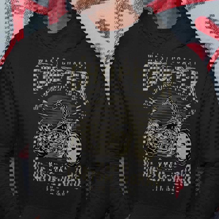 West Coast Chopper オートバイtシャツ パーカー 面白い贈り物