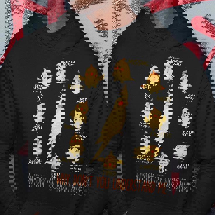 Why Don't You Understand Me オカメインコ パーカー 面白い贈り物