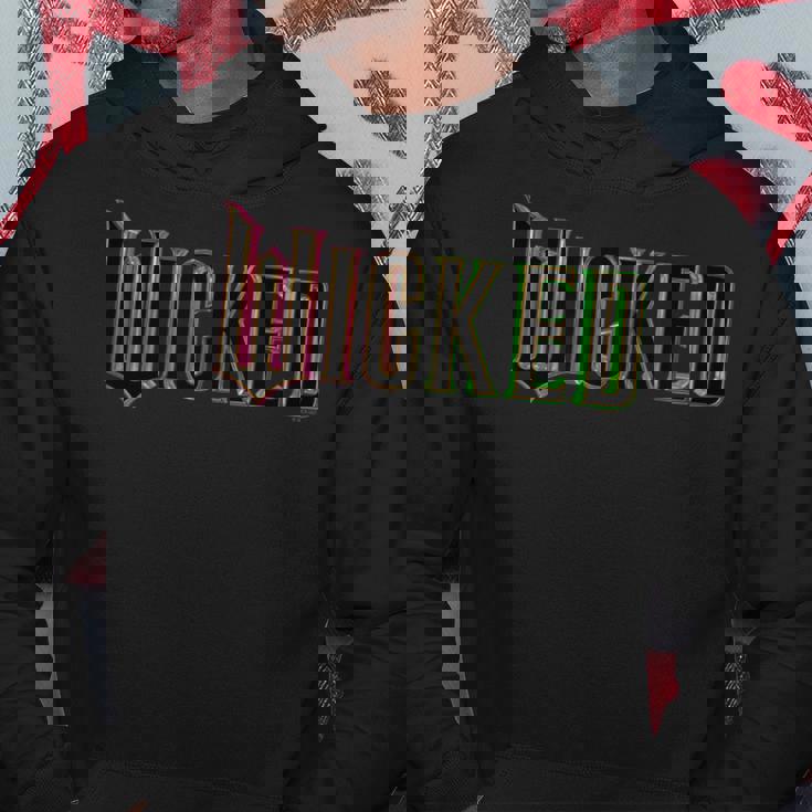 Wicked Pink And Green ロゴ パーカー 面白い贈り物