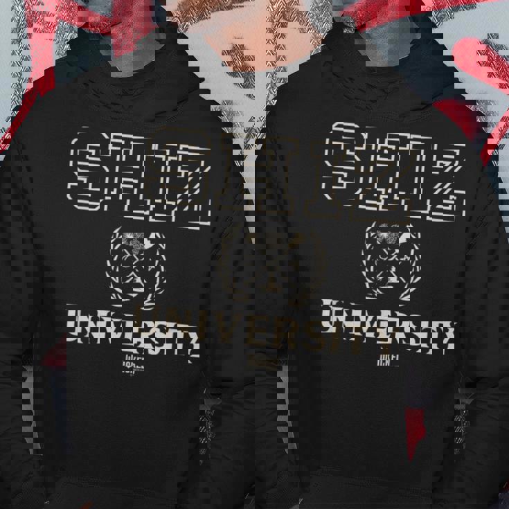 Wickedhiz University エンブレム パーカー 面白い贈り物