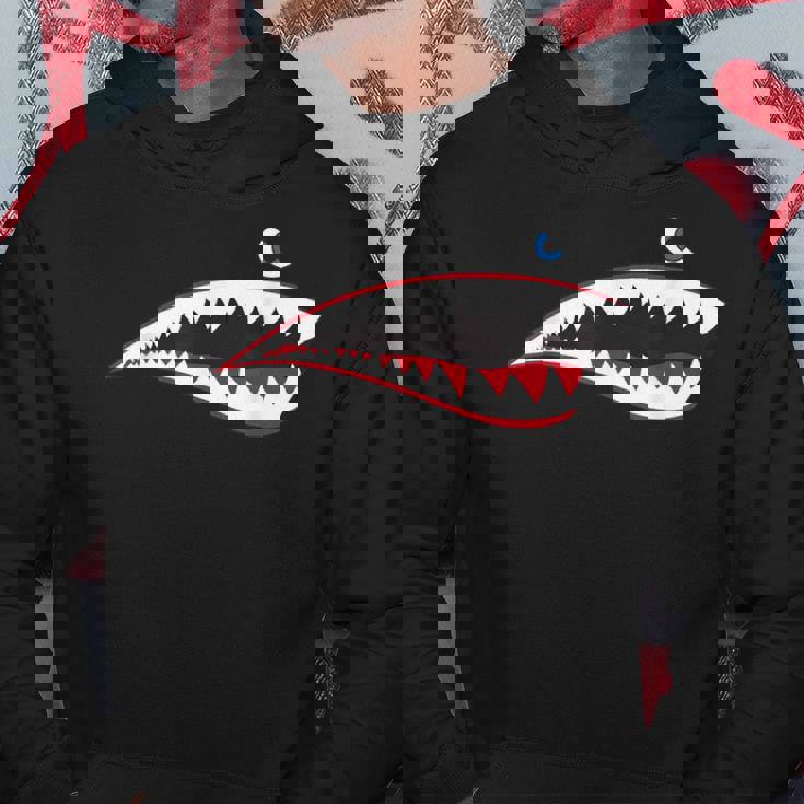 Ww2 ノーズアート第二次世界大戦退役機シャークノーズアート パーカー 面白い贈り物