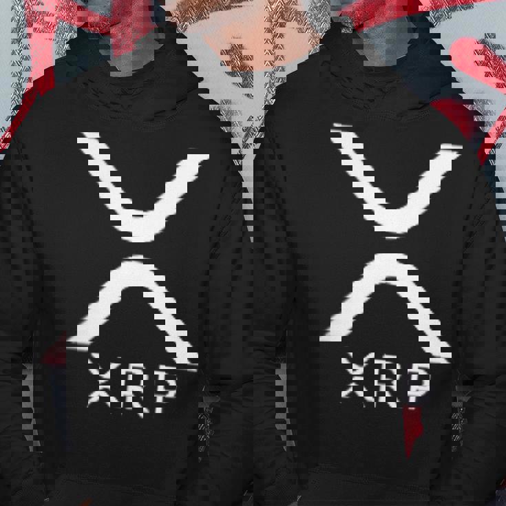 Xrpロゴ暗号通貨暗号 パーカー 面白い贈り物