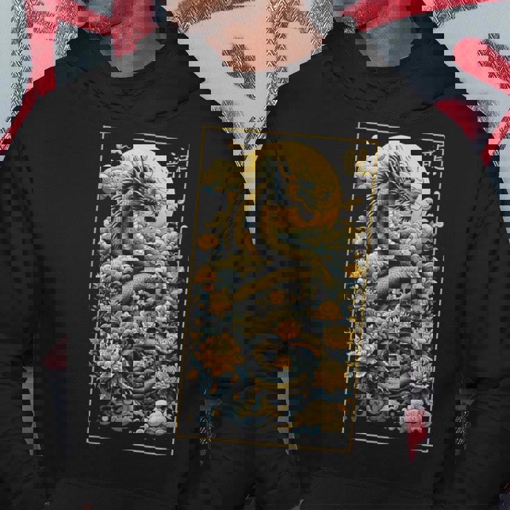 Year Of The Dragon 2024 Cool Dragon グラフィックアート メンズ レディース パーカー 面白い贈り物