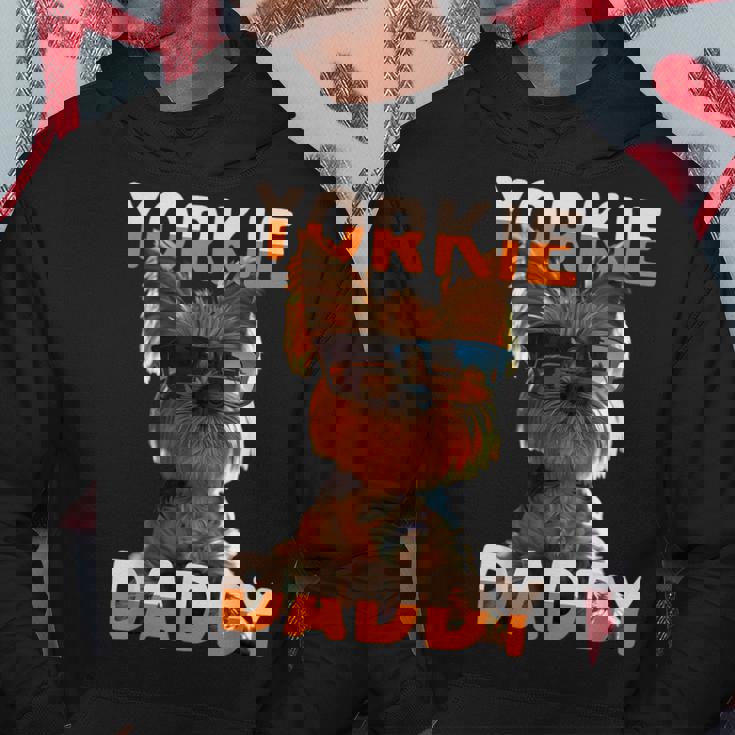 Yorkie Daddyヨーキー パパ 父の日 お父さん スウィート・ヨークシャー・テリア パーカー 面白い贈り物