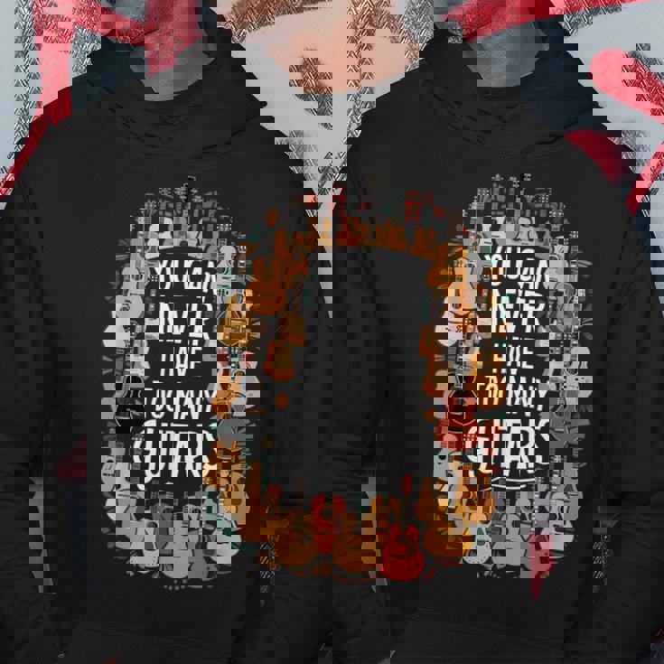 You Can Never Have Too Many Guitars Musician パーカー 面白い贈り物