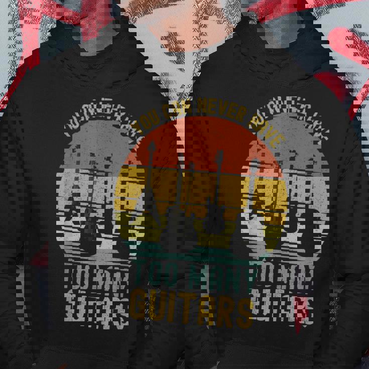 You Can Never Have Too Many Guitars シャツ ミュージック 面白い パーカー 面白い贈り物