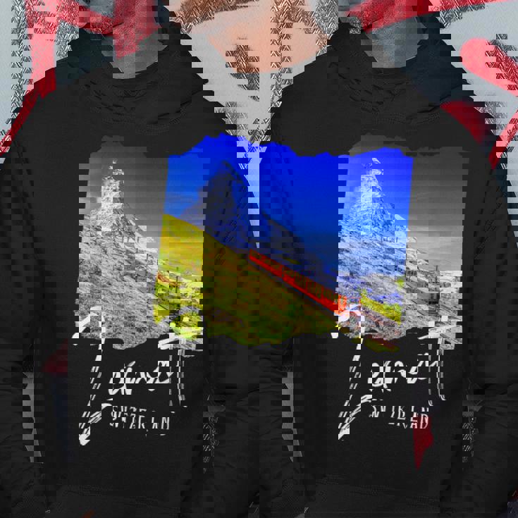 Zermatt お土産 マッターホルン ツェルマット パーカー 面白い贈り物