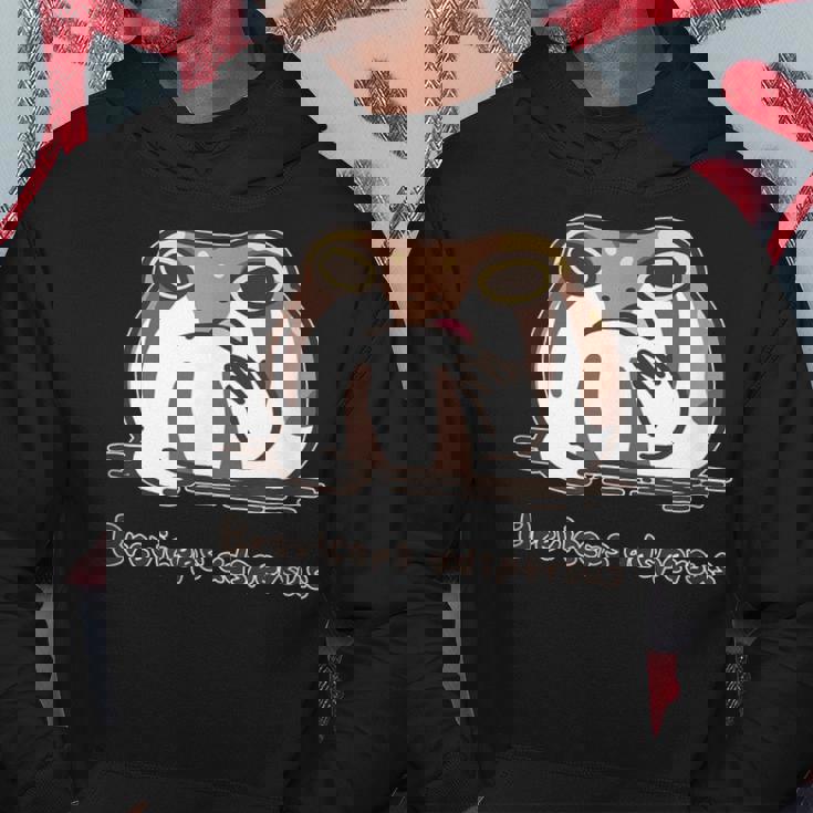 《Breviceps Adspersus》 アメフクラガエル カエル好き おもしろ ネタ プレセント パーカー 面白い贈り物