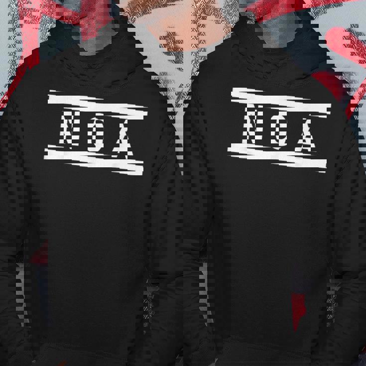 「Noa」ヘボン式「のあ」「ノア」下の名前 ローマ字 名入れ 名乗り ラテン文字 綴り パーカー 面白い贈り物