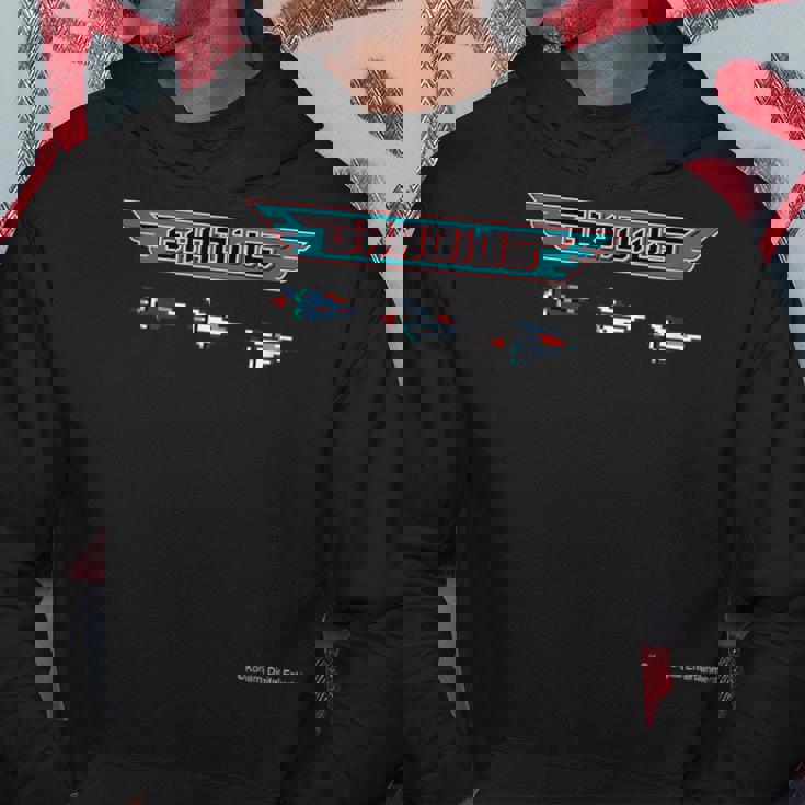 「グラディウス」ロゴ&ビックバイパー三形態 パーカー 面白い贈り物