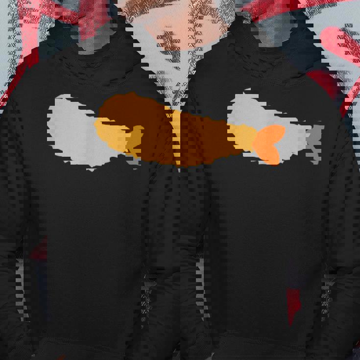 【エビフライ】えびふらい 海老 えび 蝦 エビ おもしろ 面白い シンプル イラスト おしゃれ 可愛い ネタ ウケ狙い パーカー 面白い贈り物