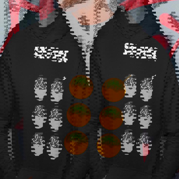 【シックスパック】腹筋 たこ焼き 面白い ジム用 トレーニングウェア ギャグ ウケ狙い 贈り物 ギフト パーカー 面白い贈り物