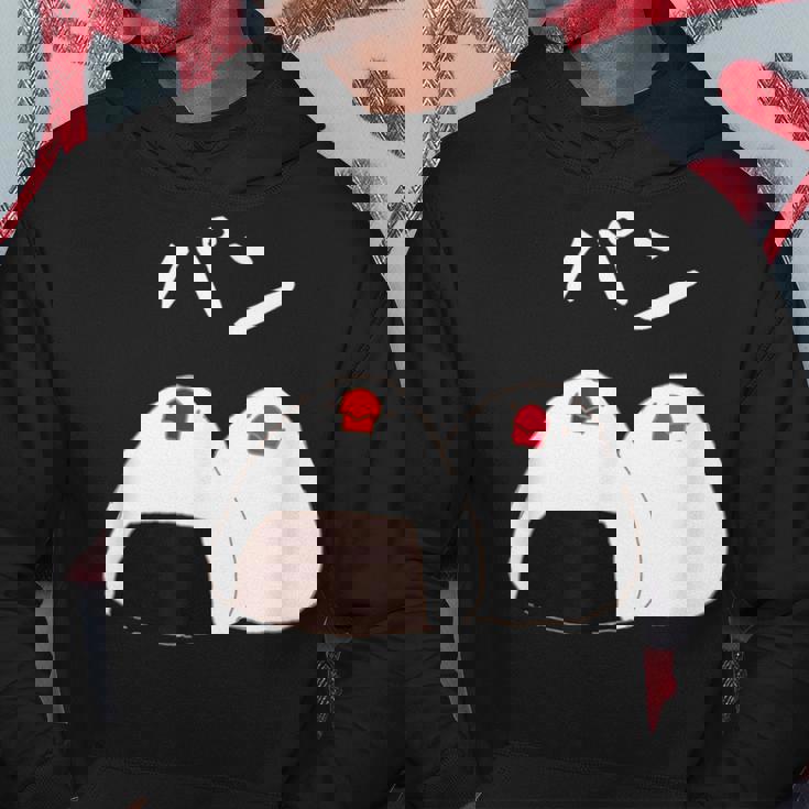 【パン】おにぎり オニギリ ごはん お米 文鳥 桜文鳥 サクラブンチョウ 白文鳥 おもしろ 文鳥 文鳥好き パーカー 面白い贈り物