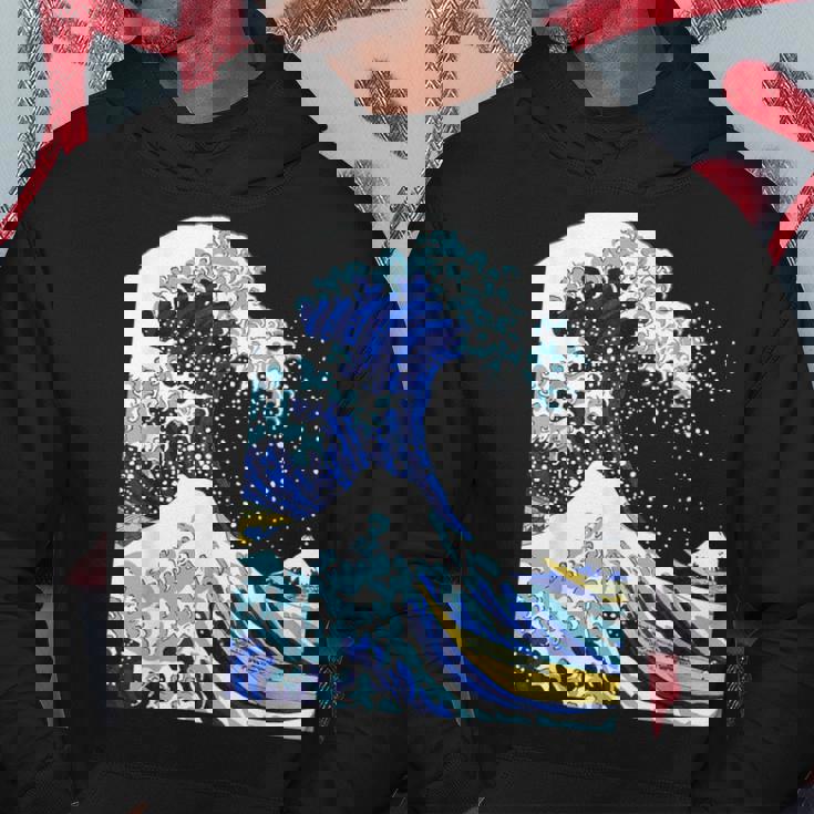 【神奈川沖浪裏】葛飾北斎 和柄 日本のお土産 贈り物 ギフト パーカー 面白い贈り物