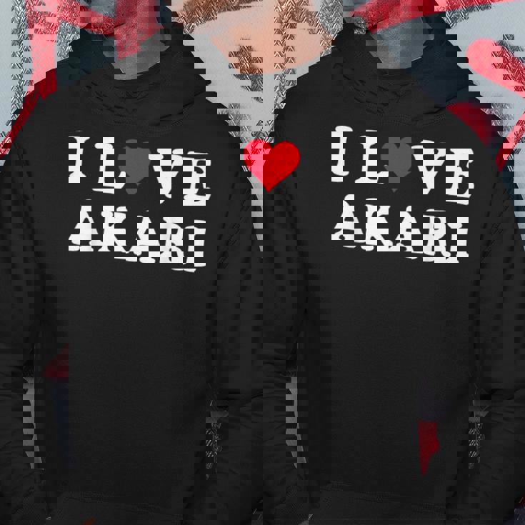 あかり大好き マッチング 彼女&彼氏あかり名前 パーカー 面白い贈り物