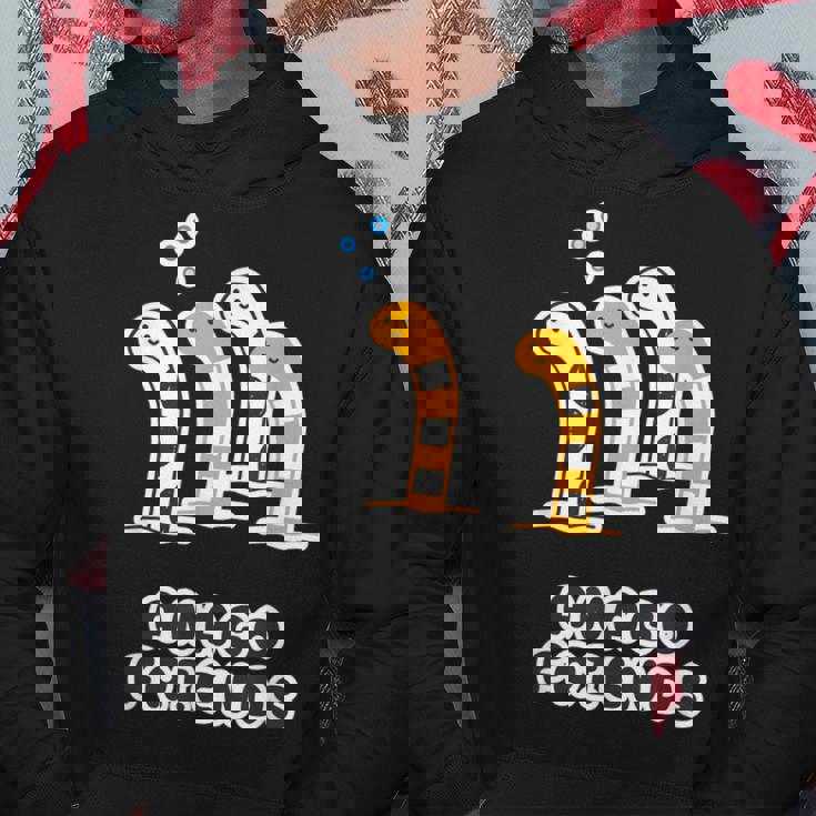 あなごフレンズ《チンアナゴ & ニシキアナゴ》【どうぶつフレンズ】水族館 ゆるくて かわいい 面白 動物 イラスト パーカー 面白い贈り物