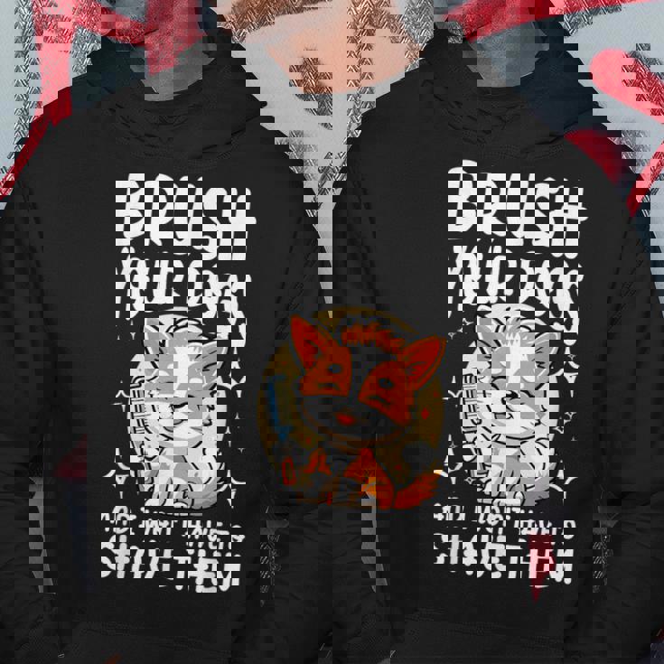 あなたの犬をブラッシングして、私はそれらを剃る必要はありません パーカー 面白い贈り物