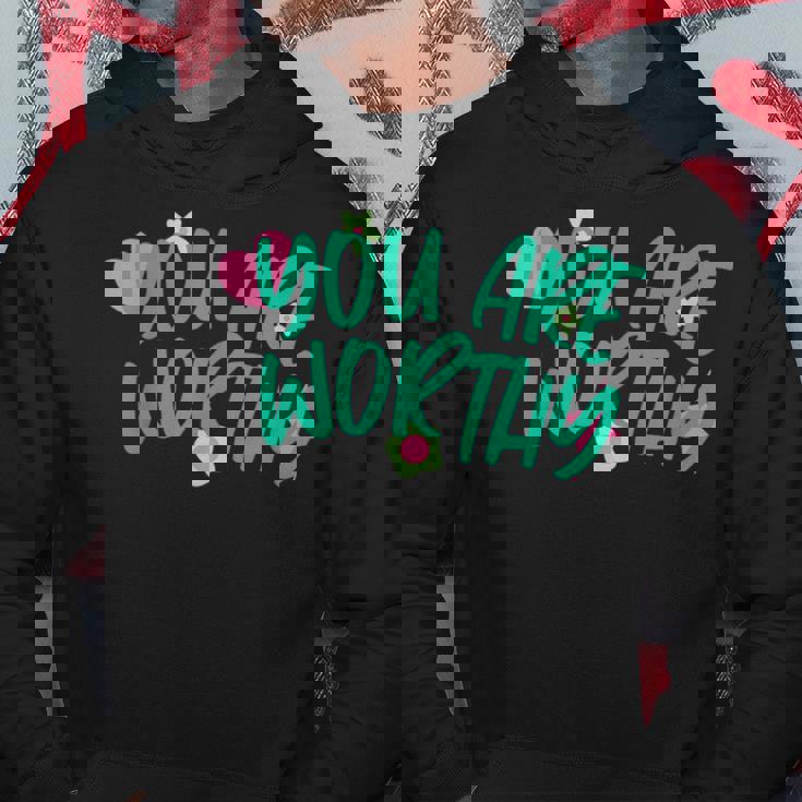 あなたはふさわしい パーカー 面白い贈り物