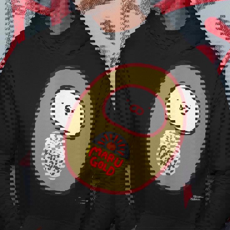 うさまる キウイまる ダークカラー パーカー 面白い贈り物