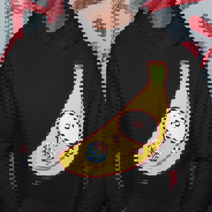 うさまるバナナまる ダークカラー パーカー 面白い贈り物